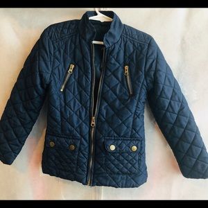 Me Jane Jackets & Coats - | Me Jane | Girls Navy Blue Quilted Jacket Me Jane Jackets & Coats - | Me Jane | Girls Navy Blue Quilted Jacket